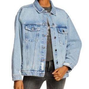 NWOT Anine Bing Rory Blue Denim Jean Jacket